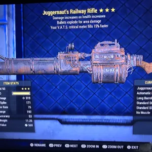 Weapon | JE15 Railway Rifle