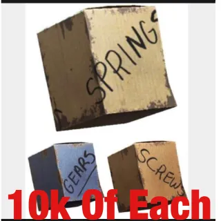 10k Gears Screws Springs
