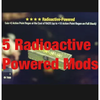 5 Radioactive Powered Mod