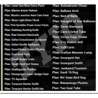 All 35 Treasure Hunter Plans