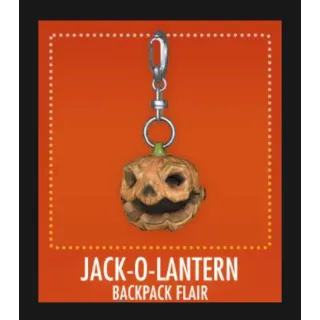 Jack O Lantern Backpack Flair