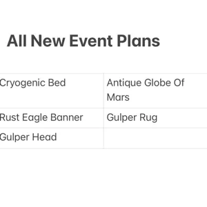 Plan | All New Event Plans