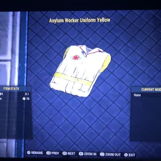 Yellow Asylum Uniform