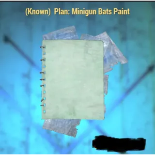 Minigun Bats Paint