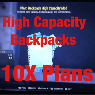 High Capacity Backpack