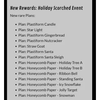 New Christmas Plans