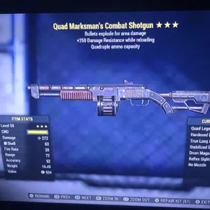 Weapon | QE 250dr Combat Shotgun