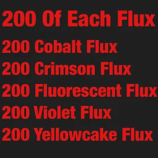 Flux 200 of each