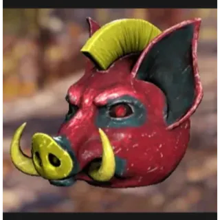 Glowing Pig Mask