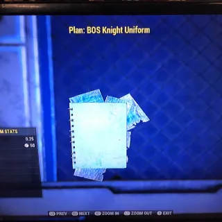 Plan | Bos Knight Uniform