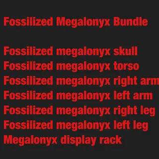 Fossilized Megalonyx 