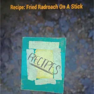 Fried Radroach on Stick