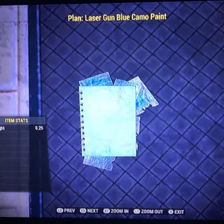 Laser Gun Blue Camo Paint