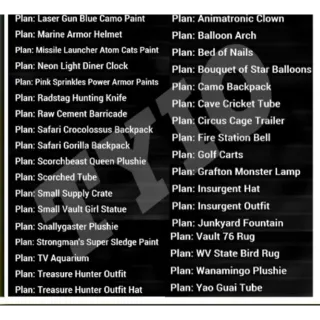 All 35 Treasure Hunter Plans