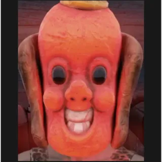 Glowing Red Hot Mask