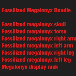 Fossilized Megalonyx 