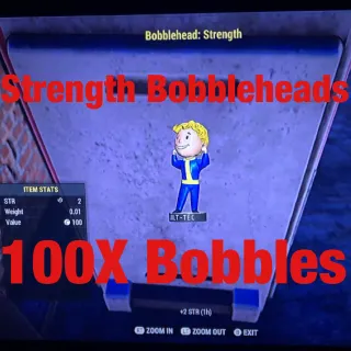 100 Strength Bobbleheads