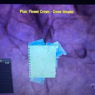 Flower Crown Green Invader