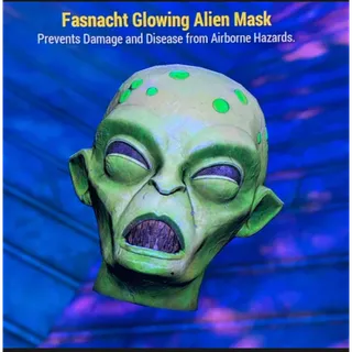 Glowing Alien Mask