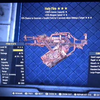 Weapon | Q25 Stealth Holy Fire