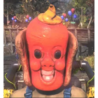 Glowing Red Hot Mask