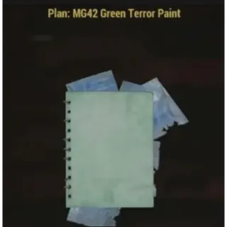 MG42 Green Terror Paint