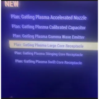 All Gatling Plasma Plans
