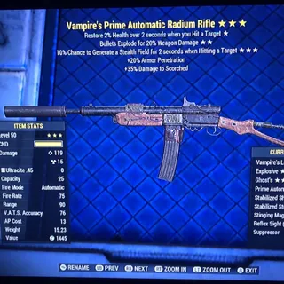 Weapon | VE Stealth Radium Rifle