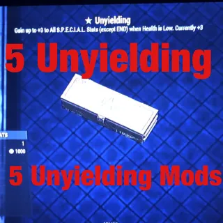 5 Unyielding Mod