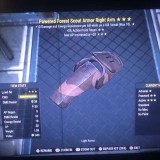 Adrenal Powered Active FSA Right Arm