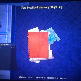 Fossilized Megalonyx Right Leg