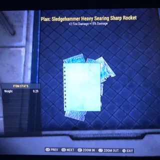 Plan | Heavy Searing Rocket