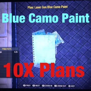 Blue Camo Paint