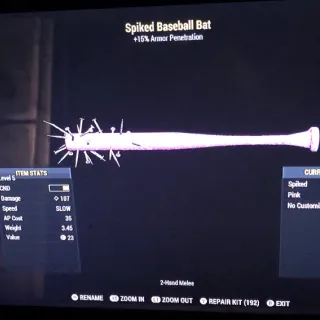 Pink Baseball Bat