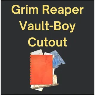 Grim Reaper Vault Boy Cutout