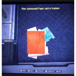 Paper Jack o Lantern