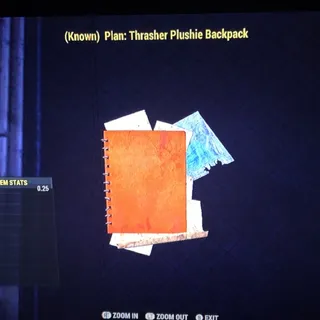 Thrasher Plushie Backpack