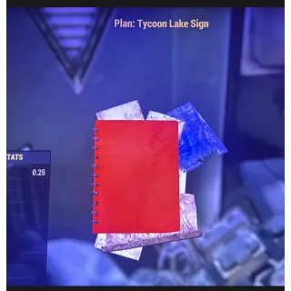 Tycoon Lake Sign