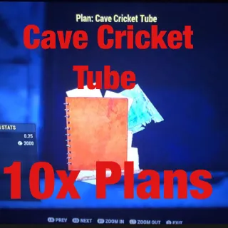 Cave Cricket Tube