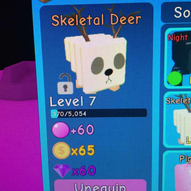 Other Skeletal Deer Roblox Bubble Gum Simulator In Game Items - other skeletal deer roblox bubble gum simulator