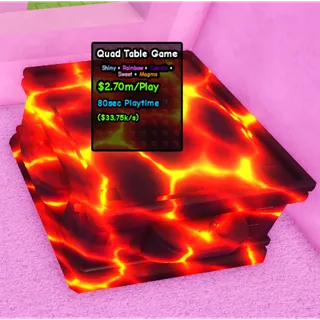 Build An Arcade|Quad Table Game 2.7m