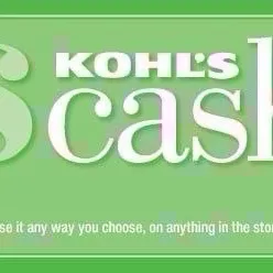 $60.00 Kohl's CASH FOR 6 CODE 10$ x6 AUTO DELIVERY