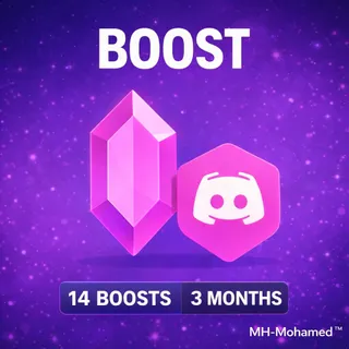 Discord Server Boost Service – 14 Boosts (3 Months)