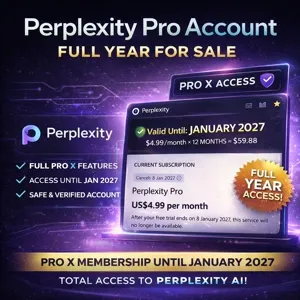 Perplexity AI Pro – 1 Year Subscription (Full Access)