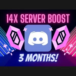 14 Server Boost Discord 3 Month