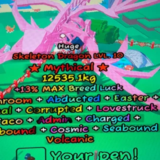 RARE SKELETON DRAGON