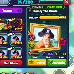 MAXED  PAINTY THE PIRATE