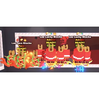 x2 Admin Lucky Blocks - x1 Taco Blocks (MUTATION)) (CHECK PHOTO)