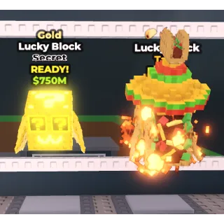 x1 Secret Lucky Block Gold x1 Lucky Block 🌮🔥👒 (CHECK PHOTO)
