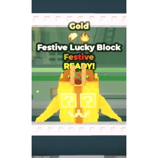 Festive Lucky Block 🌮🔥 Gold